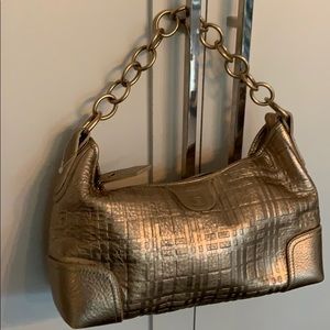 Burberry London Gold Baguette